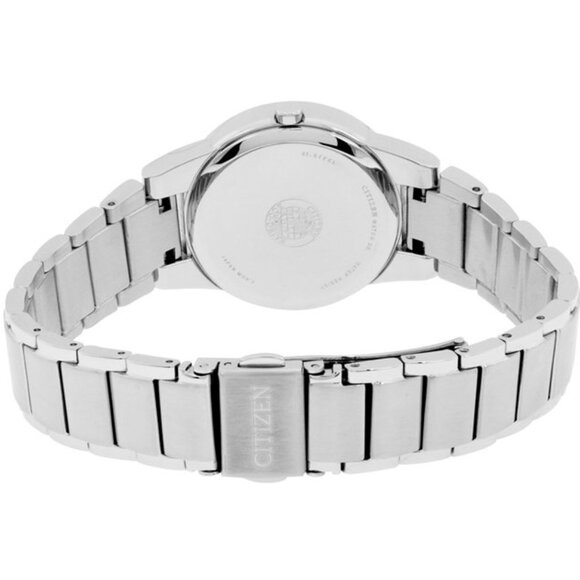CITIZEN GA1050-51B AXIOM ECODRIVE WHITE DIAMOND DIAL SILVER STEEL WOMENS WATCH main image 5